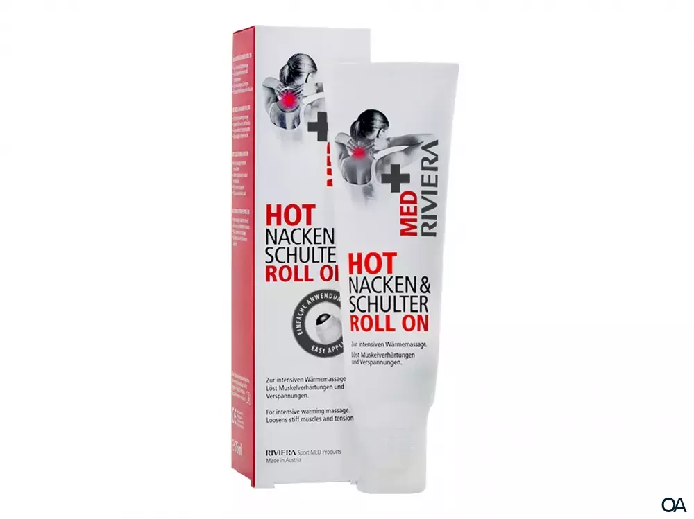 Riviera MED+ HOT Nacken & Schulter Roll On Riviera MED+ HOT Nacken & Schulter Roll On