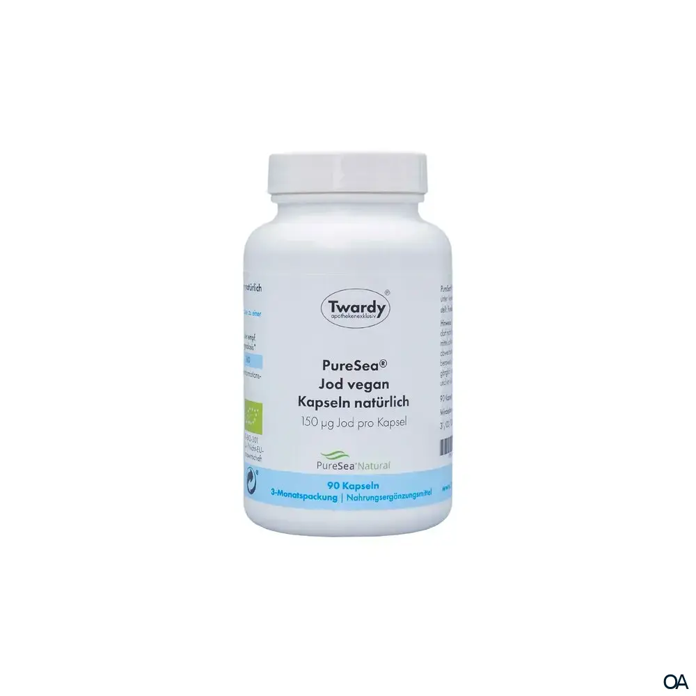 Twardy PureSea® Jod vegan Kapseln natürlich Twardy PureSea® Jod vegan Kapseln natürlich
