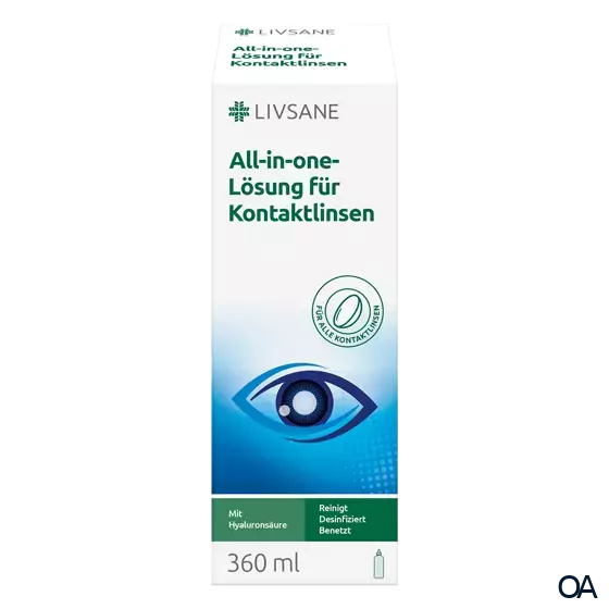LIVSANE All-in-one-Lösung für Kontaktlinsen LIVSANE All-in-one-Lösung für Kontaktlinsen