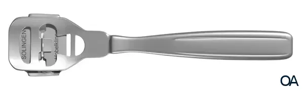 Kozbach Pharma 28R Hornhauthobel, rostfrei