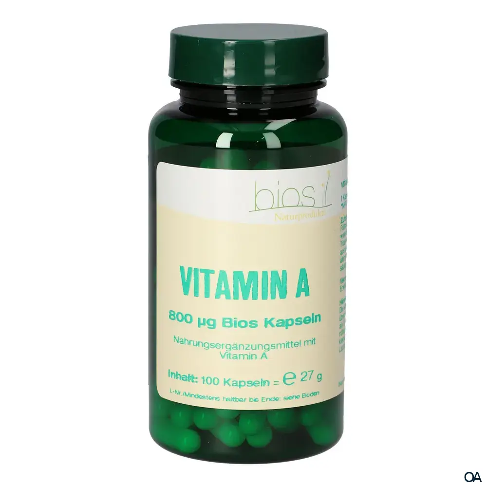 Bios Vitamin A 800 mcg Kapseln