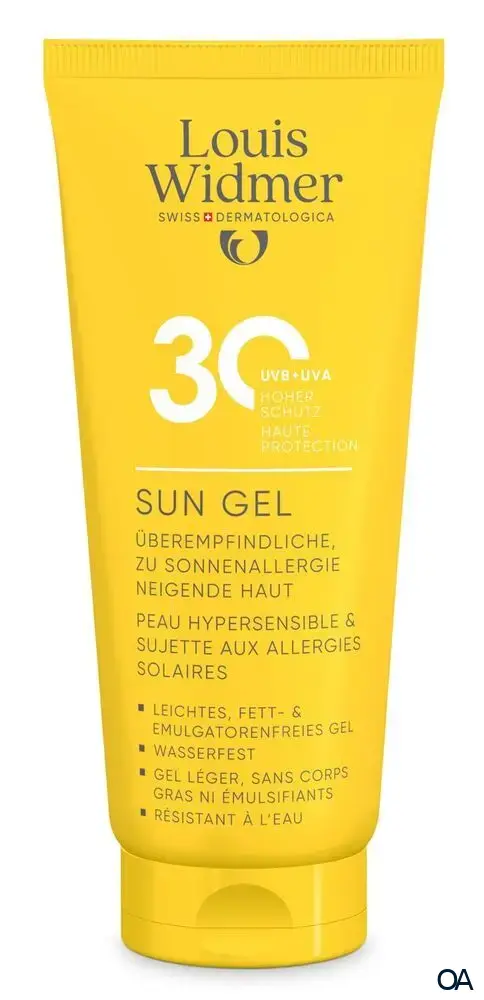 Louis Widmer suncare Sun Gel 30 - leicht parfümiert