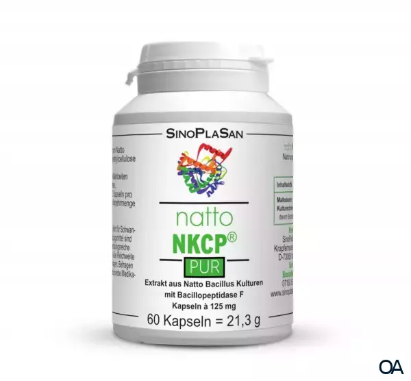 SinoPlaSan Natto NKCP PUR 125 mg Kapseln
