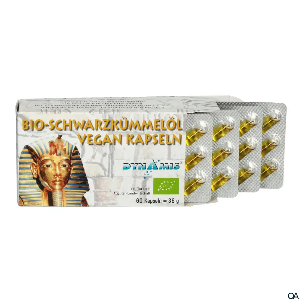Dynamis BIO Schwarzkümmelöl Vegan Kapseln Dynamis BIO Schwarzkümmelöl Vegan Kapseln