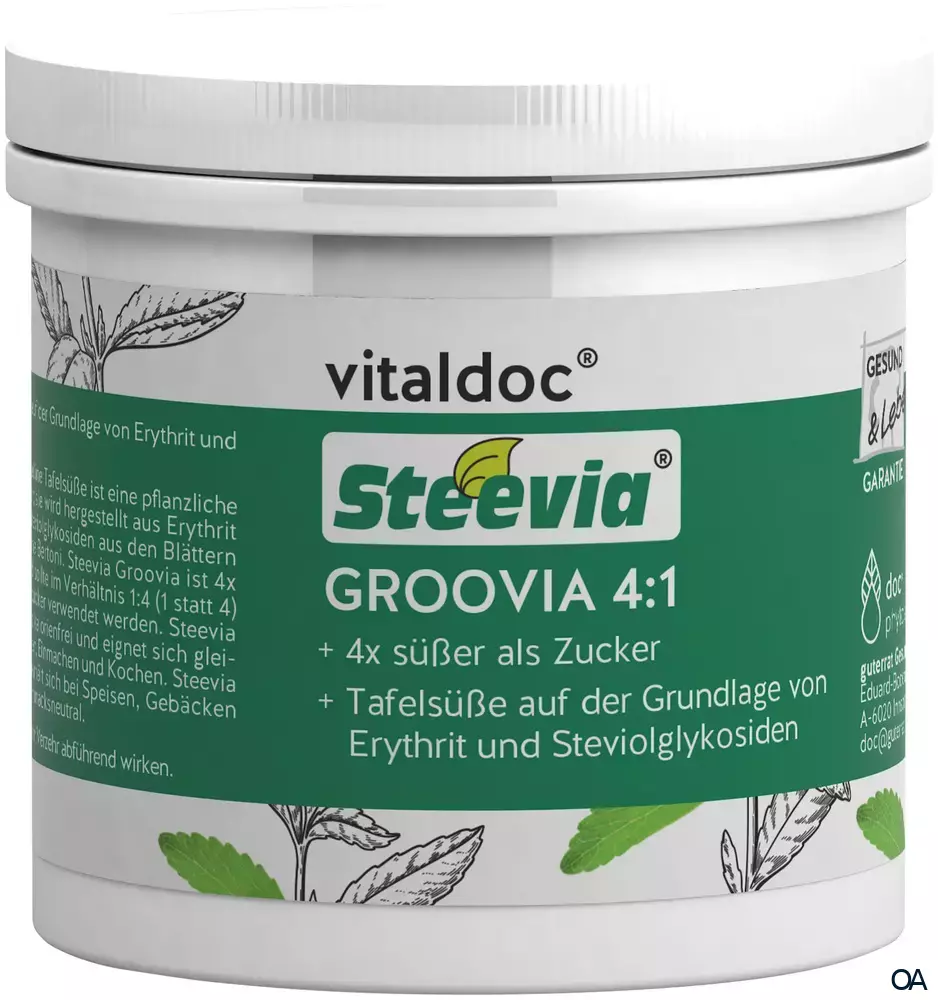vitaldoc® Steevia® GROOVIA 4:1 Pulver vitaldoc® Steevia® GROOVIA 4:1 Pulver