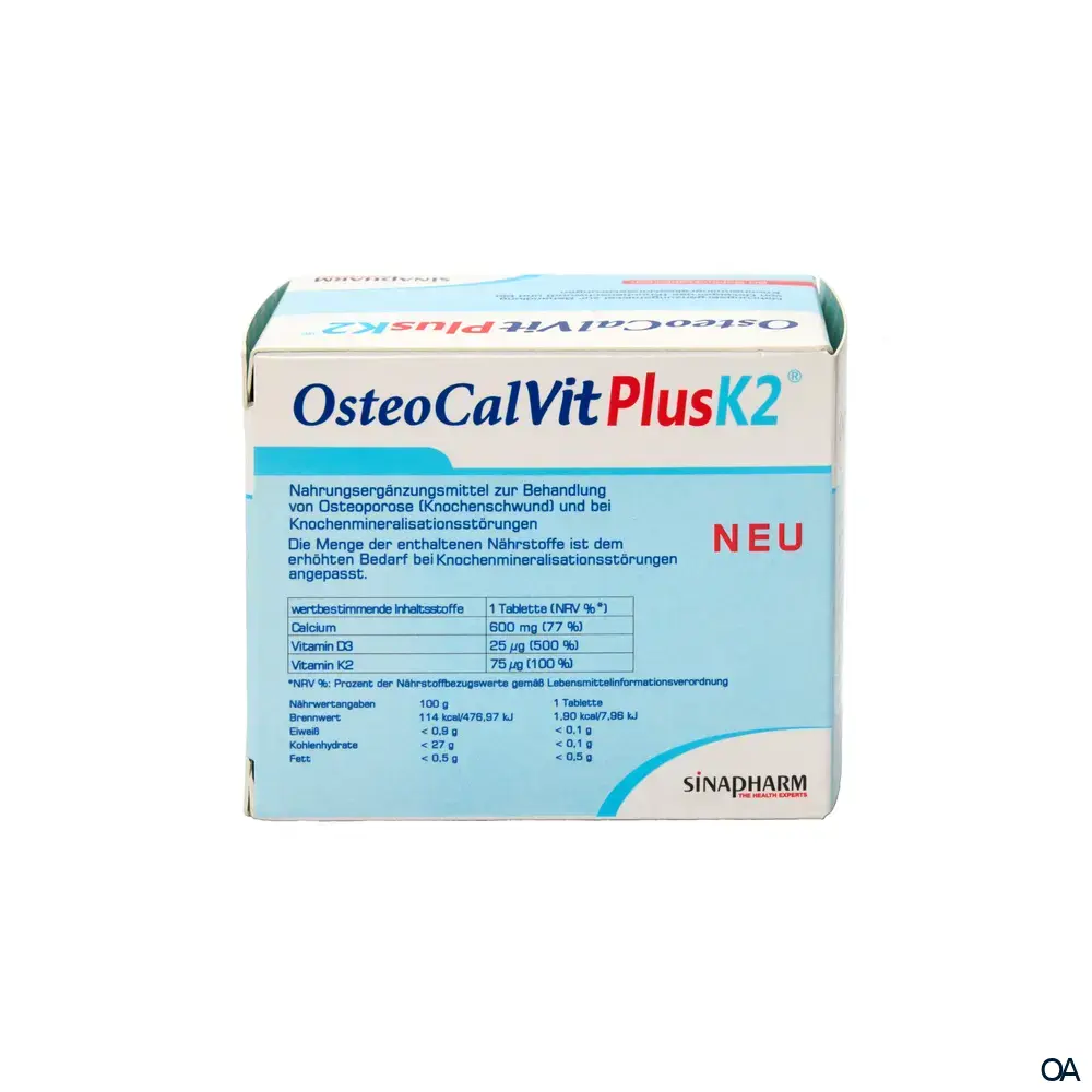 OsteoCalVit Plus K2® Tabletten