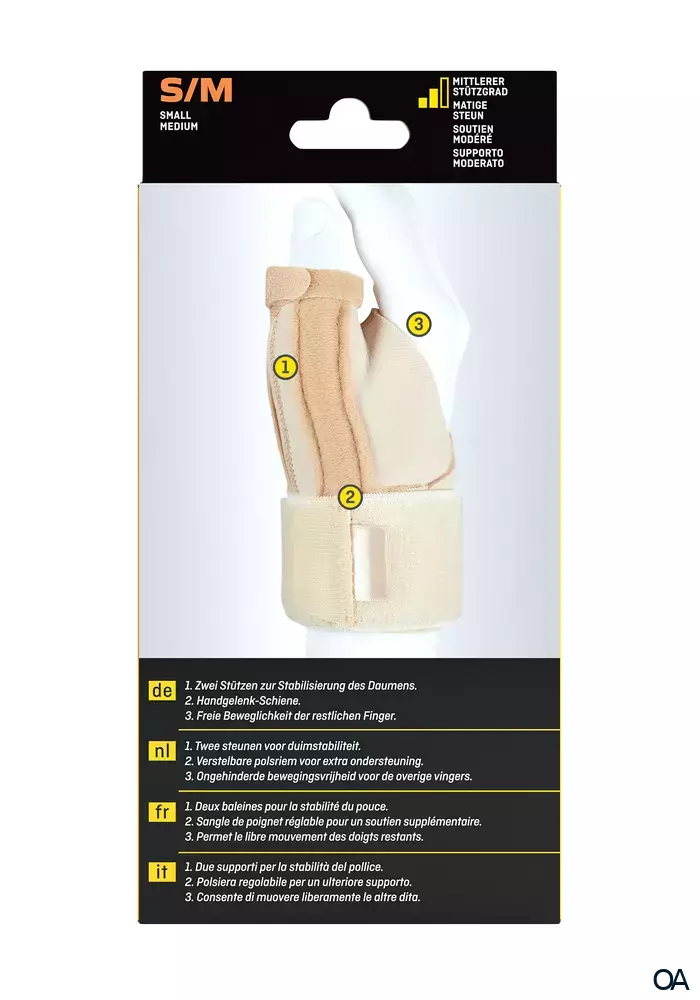 3M FUTURO™ Daumen-Schiene 45841, Größe S/M 3M FUTURO™ Daumen-Schiene 45841, Größe S/M
