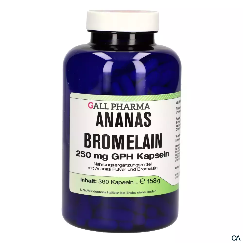Gall Pharma Ananas Bromelain 250 mg Kapseln