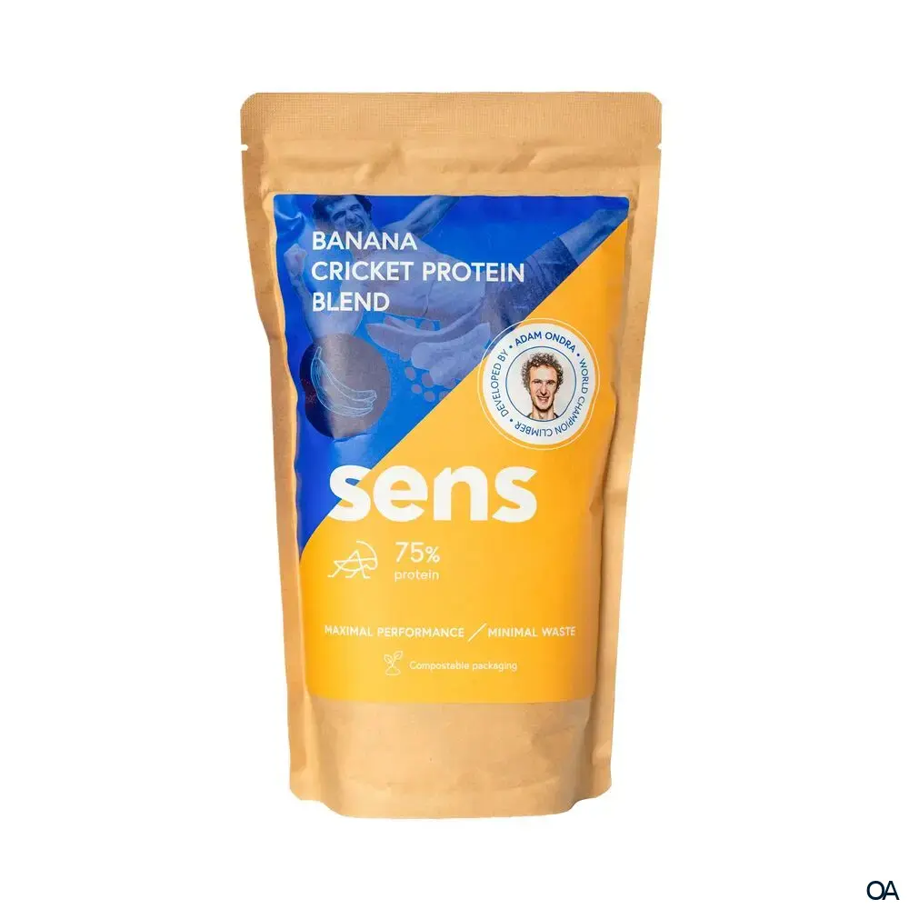 SENS Proteinshake mit Grillenmehl – Banane Pulver SENS Proteinshake mit Grillenmehl – Banane Pulver