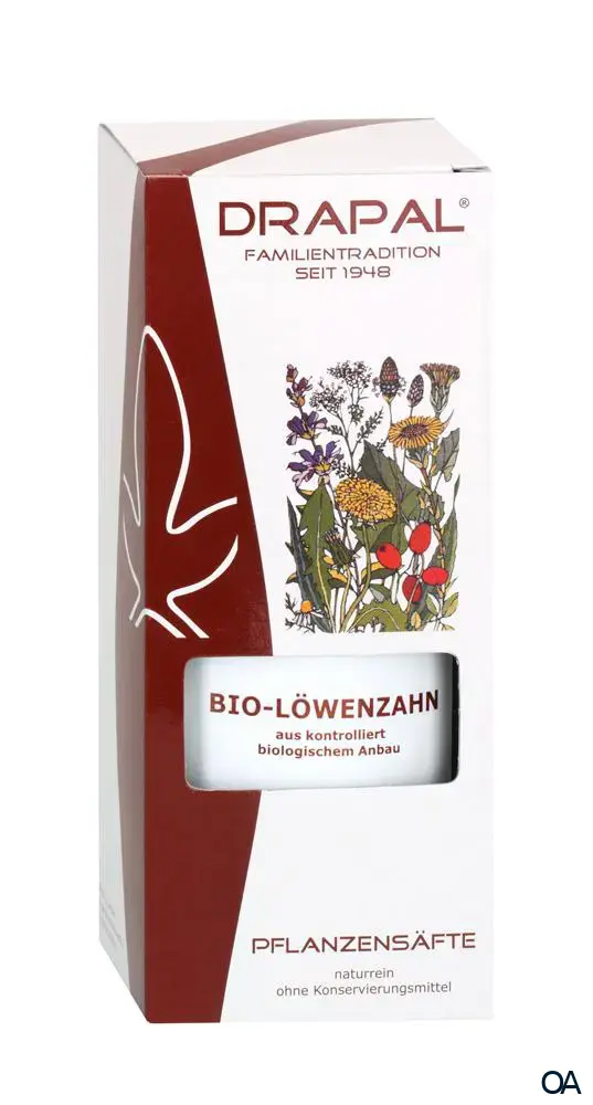 DRAPAL® Bio-Löwenzahn Pflanzensaft DRAPAL® Bio-Löwenzahn Pflanzensaft