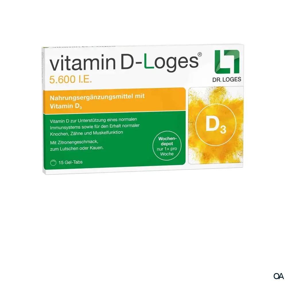 vitamin D-Loges® 5.600 I.E. Gel-Tabs vitamin D-Loges® 5.600 I.E. Gel-Tabs