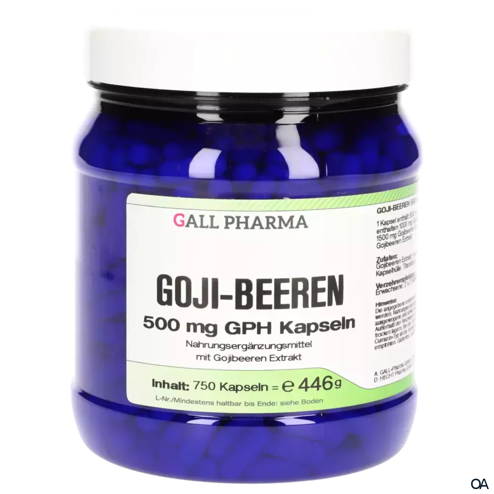 Gall Pharma Goji Beeren 500 mg Kapseln