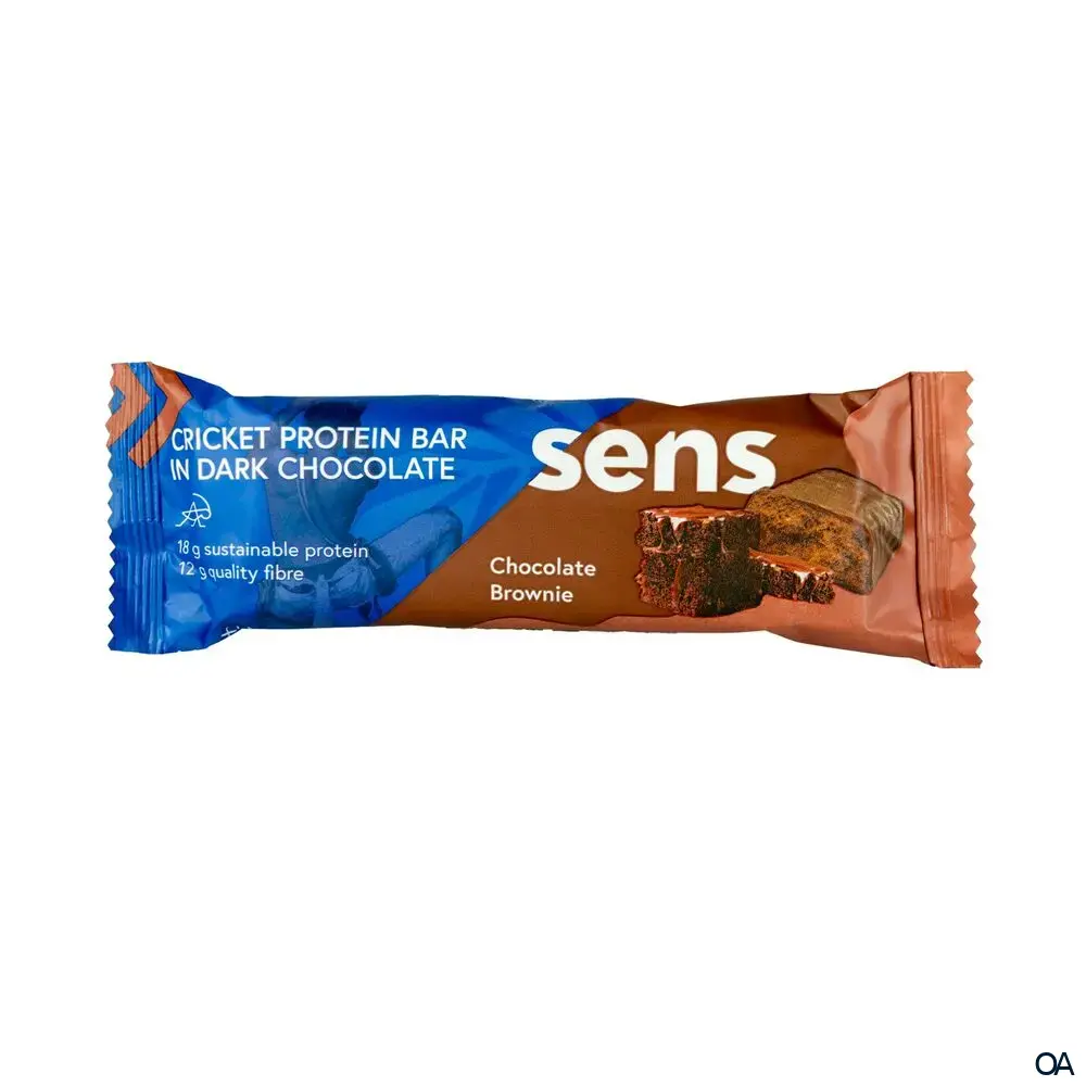 SENS Proteinriegel in dunkler Schokolade - Schoko-Brownie SENS Proteinriegel in dunkler Schokolade - Schoko-Brownie
