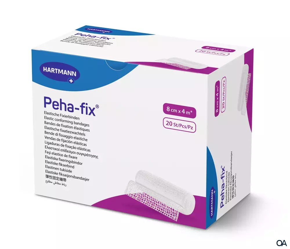 Peha-fix® Elastische Fixierbinde, lose, 8 cm x 4 m Peha-fix® Elastische Fixierbinde, lose, 8 cm x 4 m