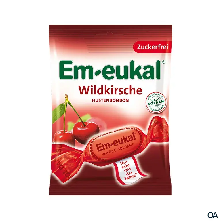 Em-eukal Wildkirsche Hustenbonbons, zuckerfrei