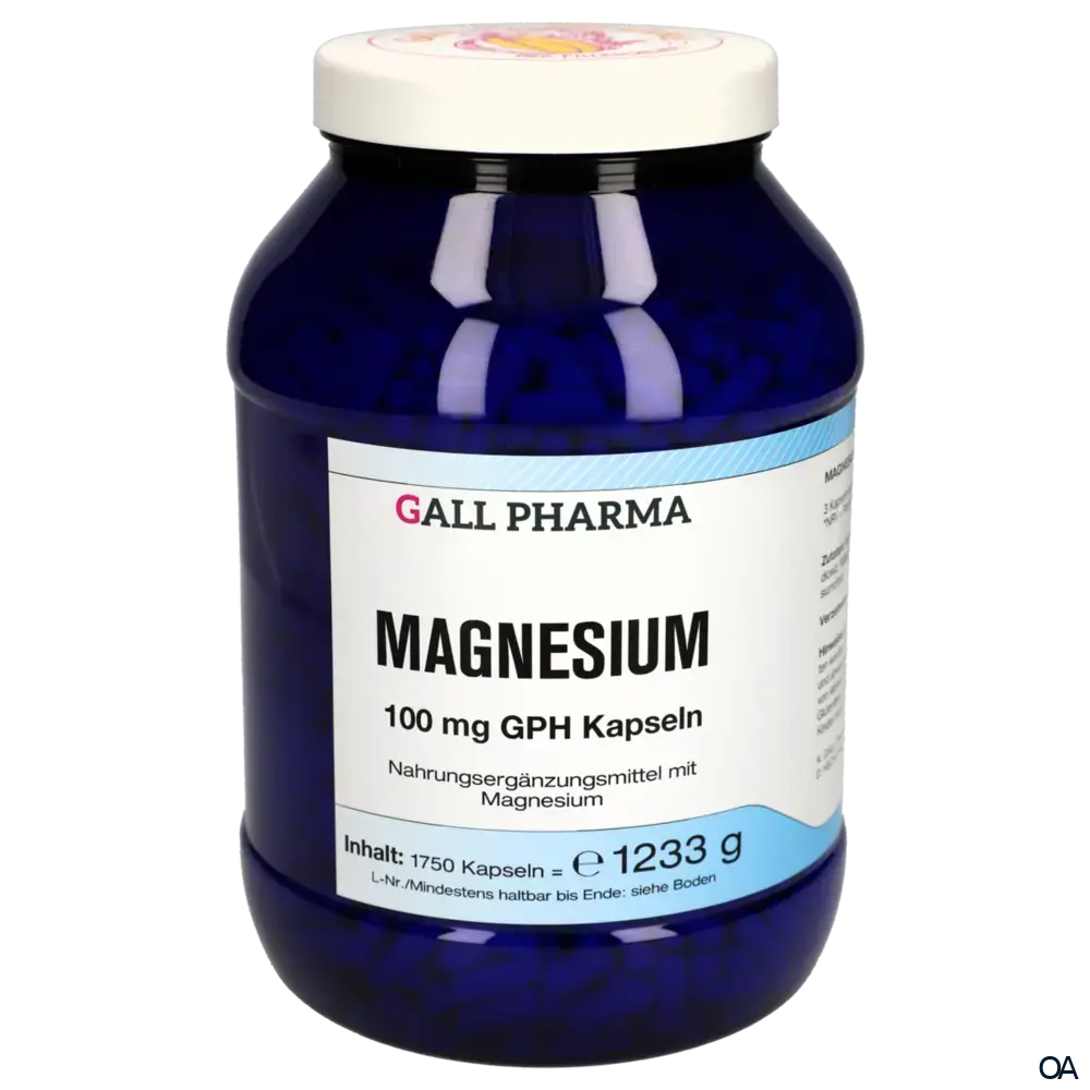 Gall Pharma Magnesium 100 mg Kapseln Gall Pharma Magnesium 100 mg Kapseln