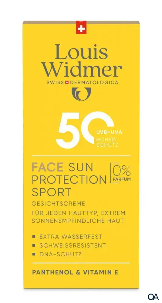 Louis Widmer suncare Face Sun Protection Sport 50 Gesichtscreme - ohne Parfum Louis Widmer suncare Face Sun Protection Sport 50 Gesichtscreme - ohne Parfum