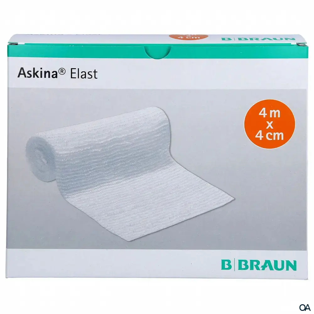 Askina® Elast Elastische Fixierbinde, 4 cm x 4 m