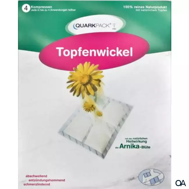 Quarkpack Arnika Topfenwickel Kompressen Quarkpack Arnika Topfenwickel Kompressen