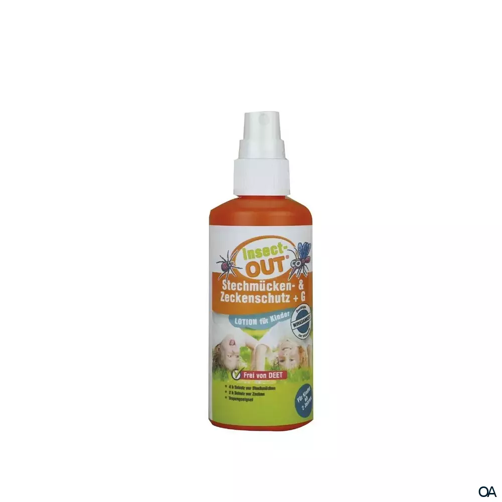 Insect-OUT Stechmücken- & Zeckenschutz +G Lotion für Kinder Insect-OUT Stechmücken- & Zeckenschutz +G Lotion für Kinder