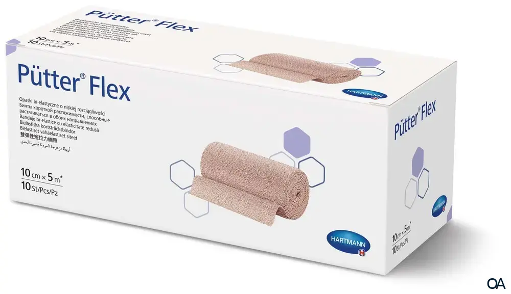 Pütter® Flex Bi-elastische Kurzzugbinde 10 cm x 5 m