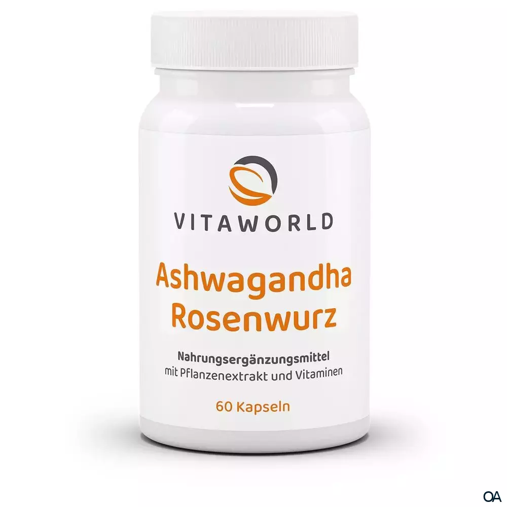 Vitaworld Ashwagandha Rosenwurz Komplex Kapseln