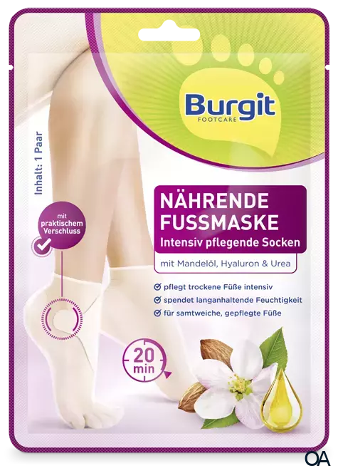 Burgit Footcare Nährende Fußmaskensocken Burgit Footcare Nährende Fußmaskensocken