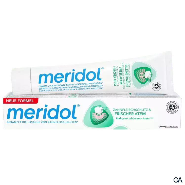 meridol® Zahnfleischschutz & Frischer Atem Zahnpasta meridol® Zahnfleischschutz & Frischer Atem Zahnpasta
