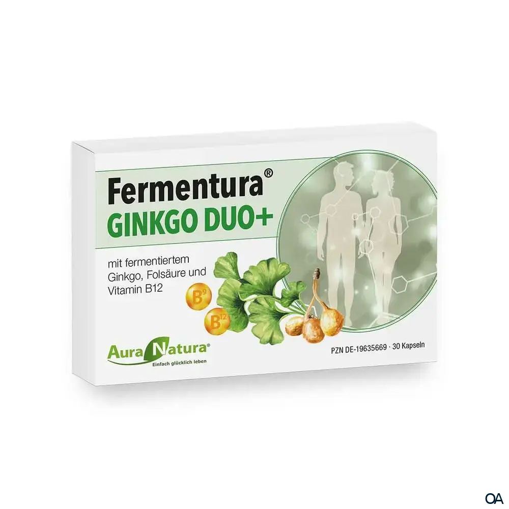 AuraNatura® Fermentura® Ginkgo Duo+ Kapseln
