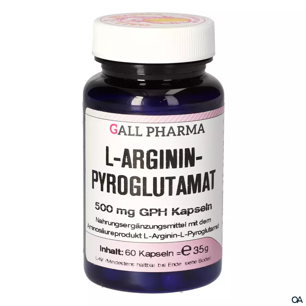 Gall Pharma L-Argininpyroglutamat 500 mg Kapseln