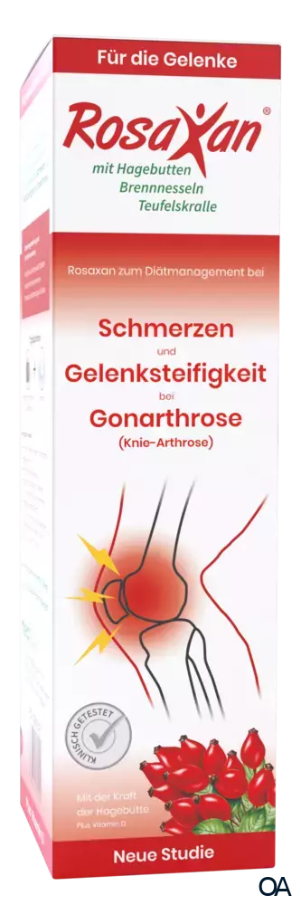 RosaXan® Saft 750 ml + Vitamin D Tabletten 20 Stück