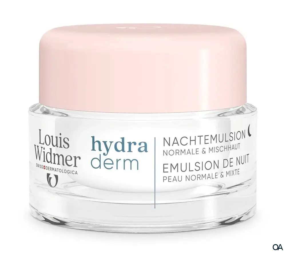 Louis Widmer hydraderm Nachtemulsion - ohne Parfum