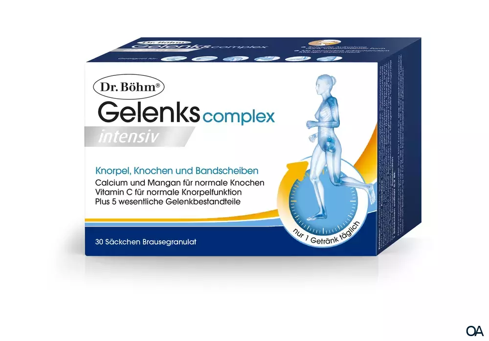 Dr. Böhm® Gelenks complex intensiv Brausegranulat - Mango Dr. Böhm® Gelenks complex intensiv Brausegranulat - Mango