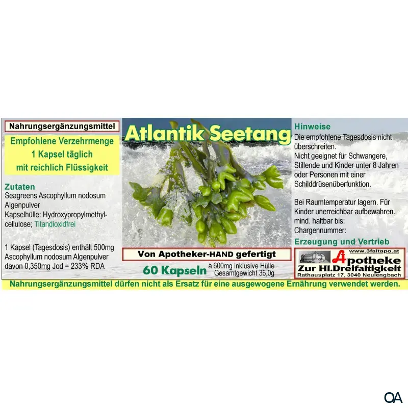Atlantik Seetang Kapseln Atlantik Seetang Kapseln