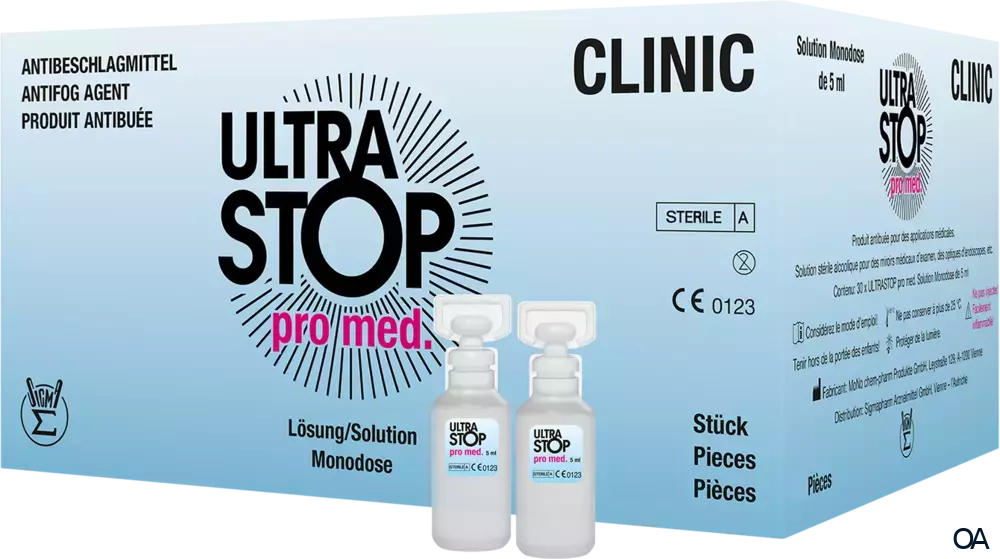 ULTRASTOP pro med. Lösung Monodose „CLINIC“ 5ml