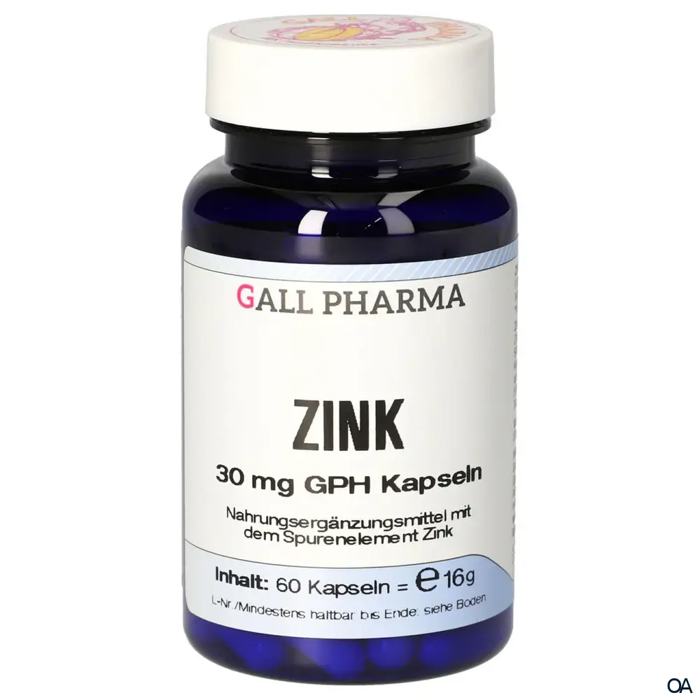 Gall Pharma Zink 30 mg Kapseln