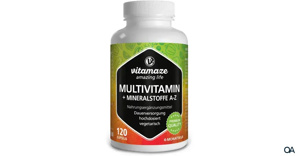 Vitamaze Multivitamin + Mineralstoffe A-Z Kapseln Vitamaze Multivitamin + Mineralstoffe A-Z Kapseln