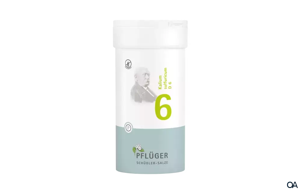 BIOCHEMIE PFLÜGER® Nr. 6 Kalium sulfuricum D 6 Tabletten BIOCHEMIE PFLÜGER® Nr. 6 Kalium sulfuricum D 6 Tabletten