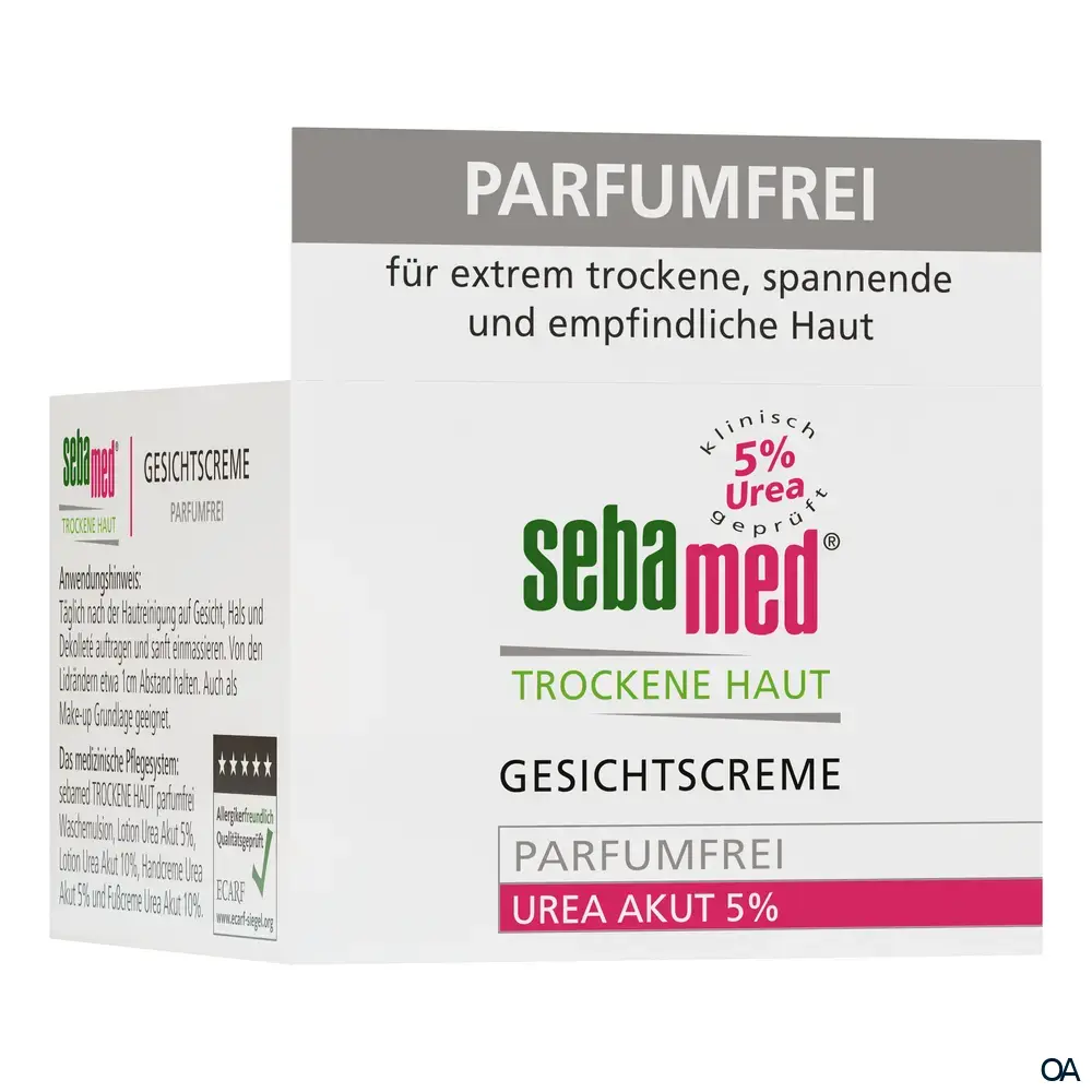 Sebamed Trockene Haut Gesichtscreme Urea Akut 5% parfumfrei Sebamed Trockene Haut Gesichtscreme Urea Akut 5% parfumfrei