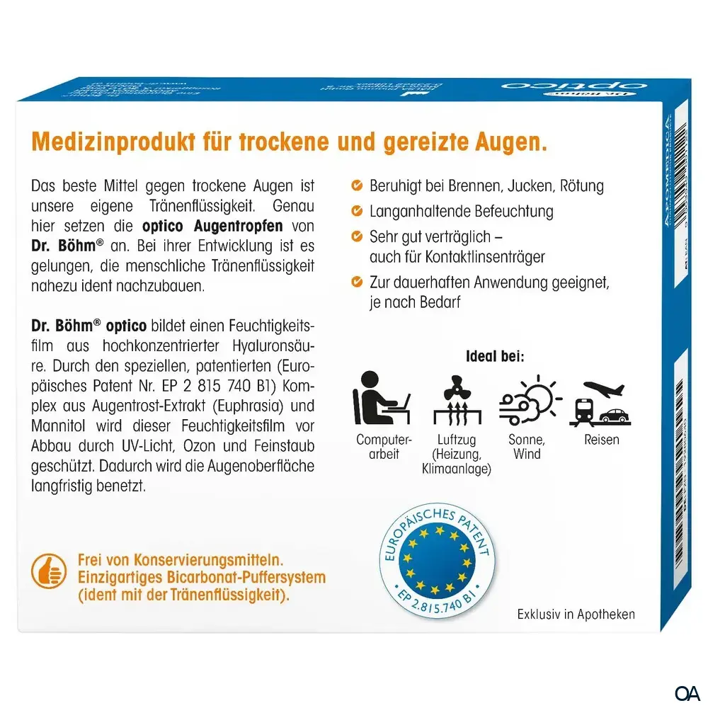 Dr. Böhm® optico Augentropfen - Einmaldosen