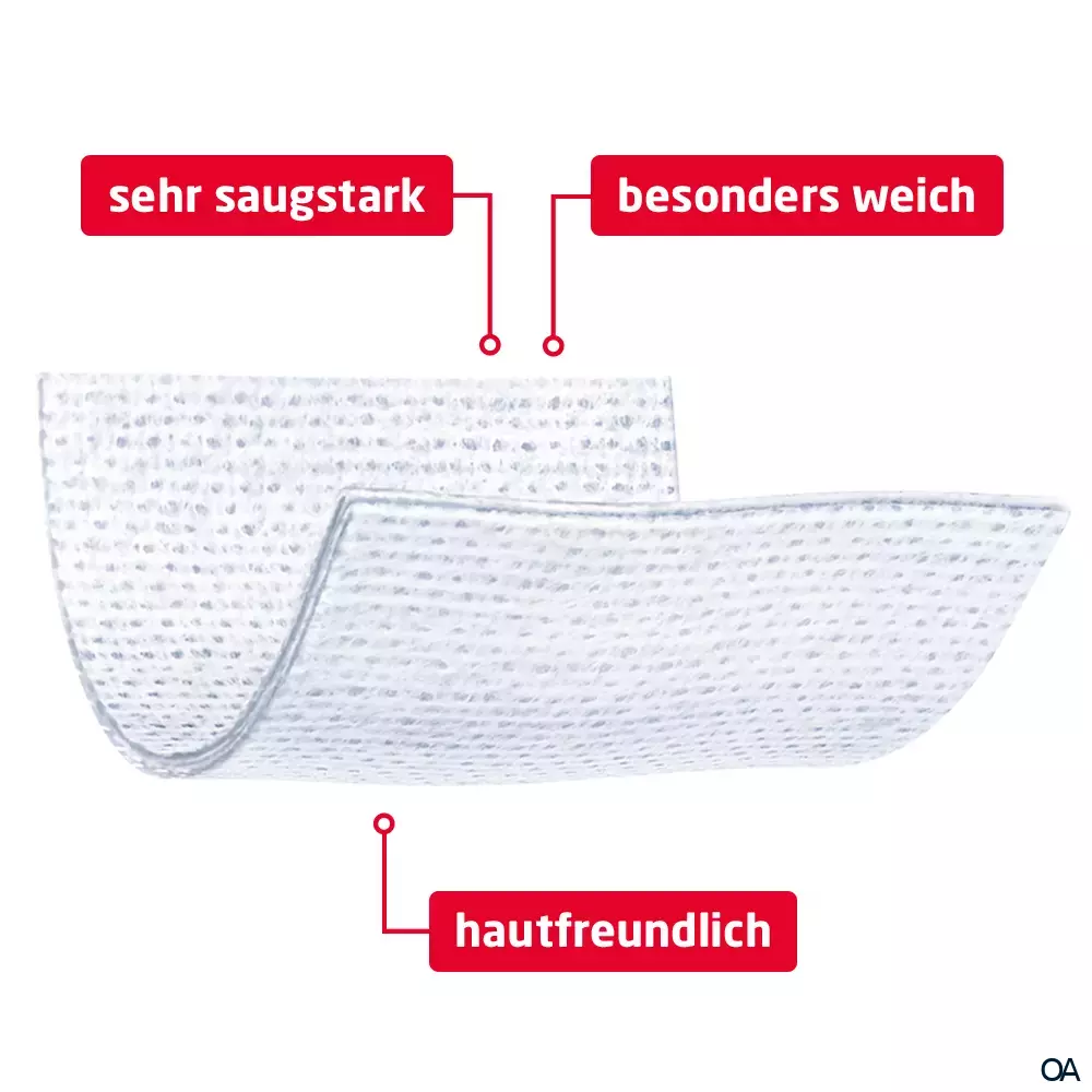 Leukoplast® Cutisoft® sterile Vlieskompressen 7,5 x 7,5 cm