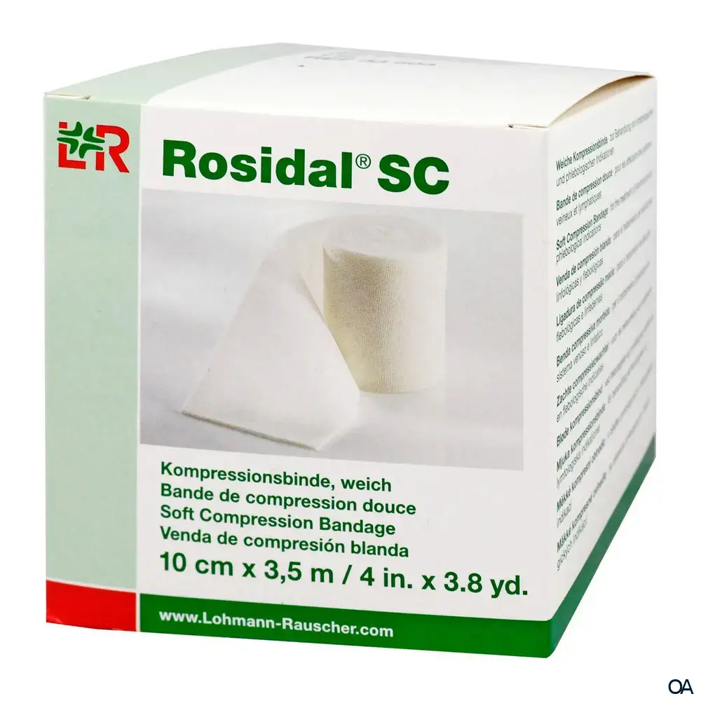 Rosidal® SC Kompressionsbinde, weich 10 cm x 3,5 m Rosidal® SC Kompressionsbinde, weich 10 cm x 3,5 m