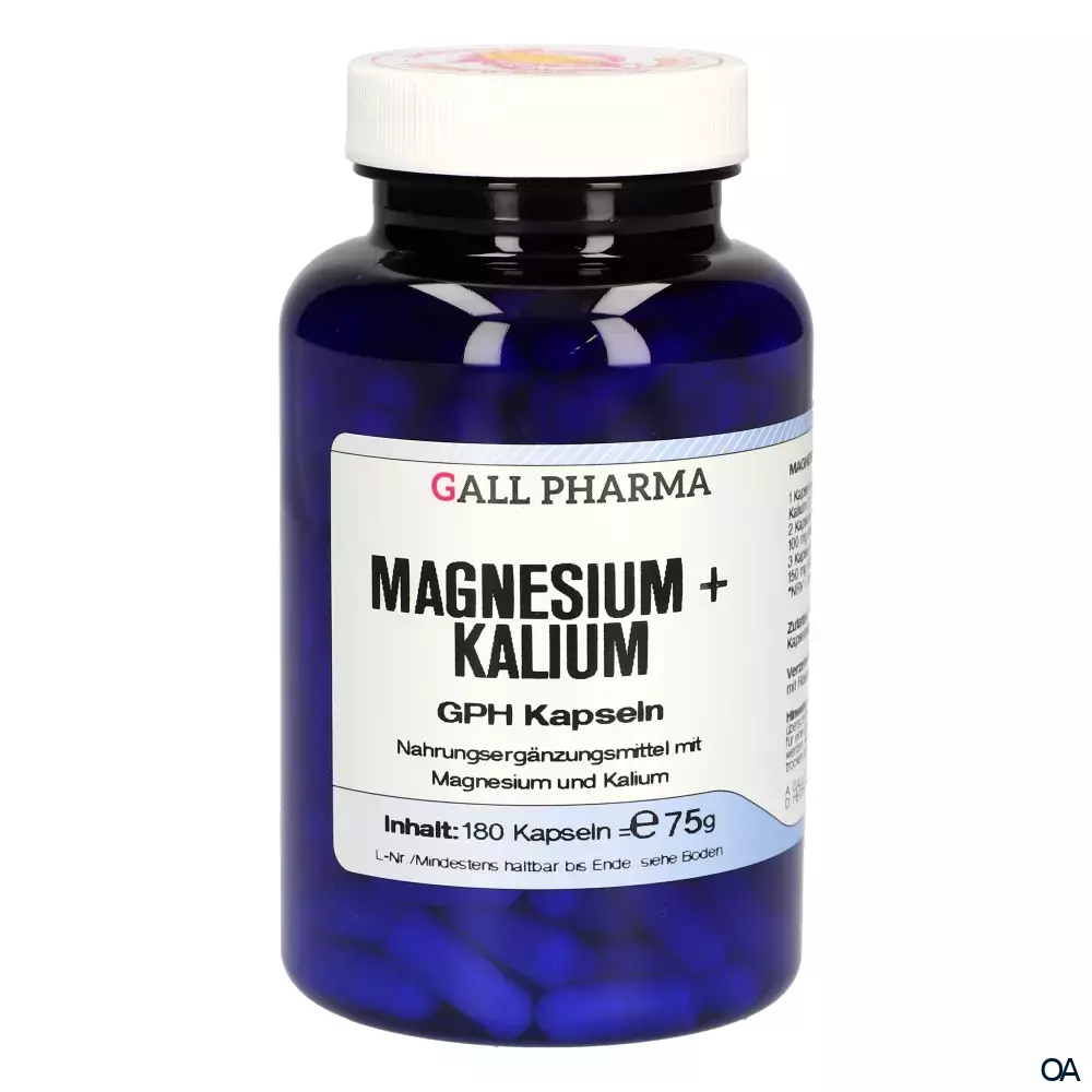 Gall Pharma Magnesium + Kalium Kapseln Gall Pharma Magnesium + Kalium Kapseln