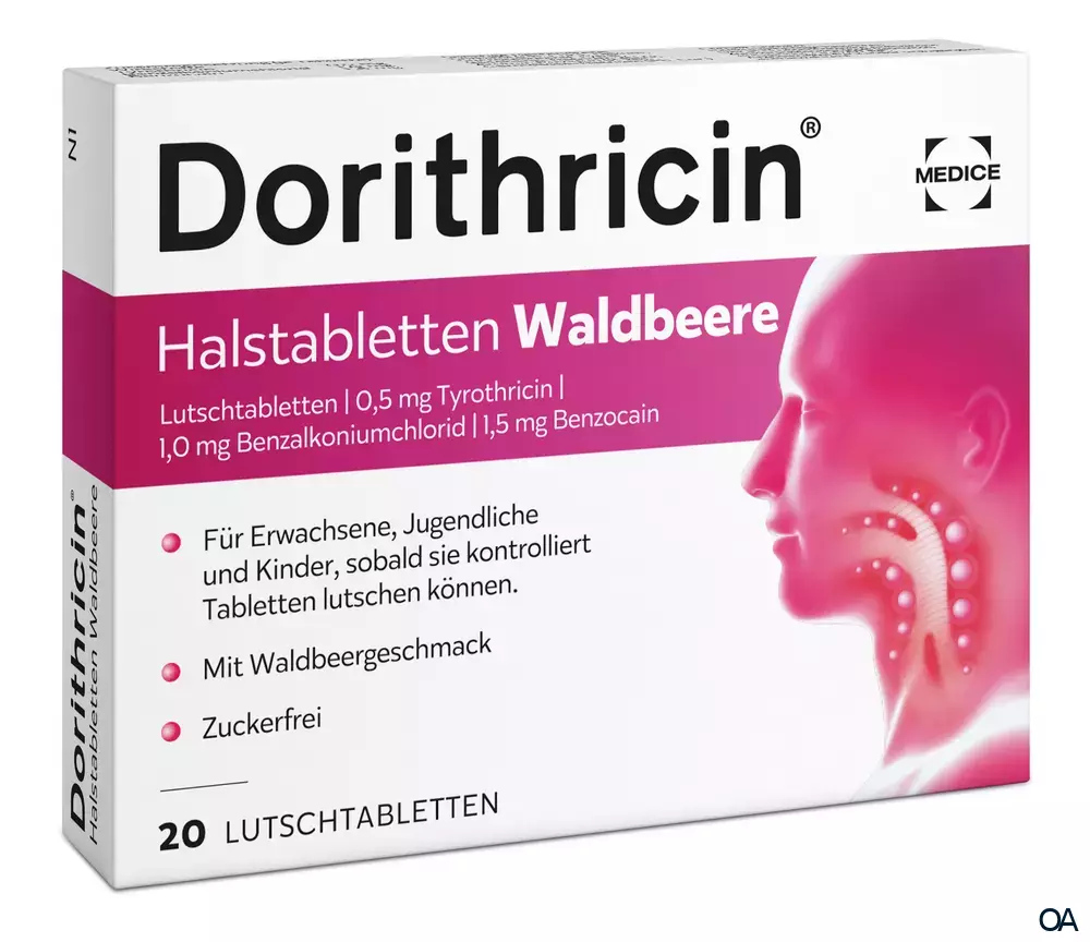 Dorithricin® Halstabletten Waldbeere Dorithricin® Halstabletten Waldbeere
