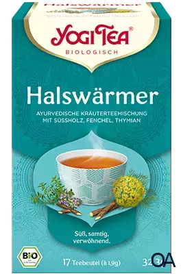 Yogi Tea Halswärmer - Ayurvedische Kräuterteemischung Yogi Tea Halswärmer - Ayurvedische Kräuterteemischung