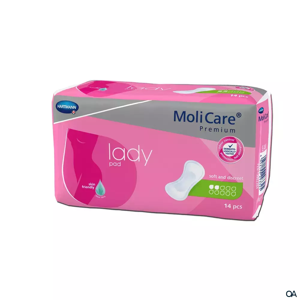 MoliCare® Premium lady pad 2 Tropfen Inkontinenzeinlagen MoliCare® Premium lady pad 2 Tropfen Inkontinenzeinlagen