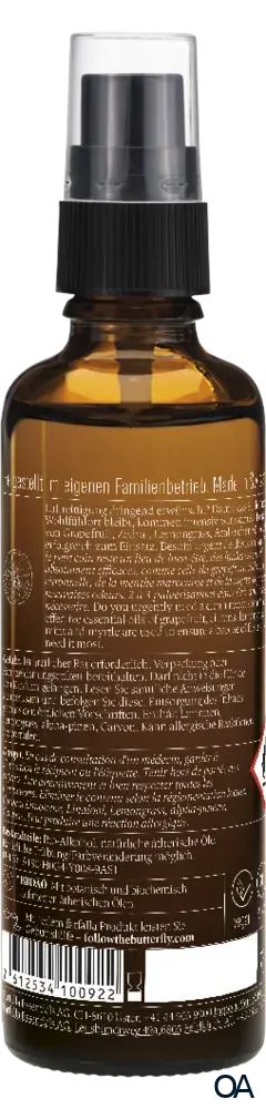 Farfalla Sei erfrischt, Stilles Örtchen Bio-Raumspray