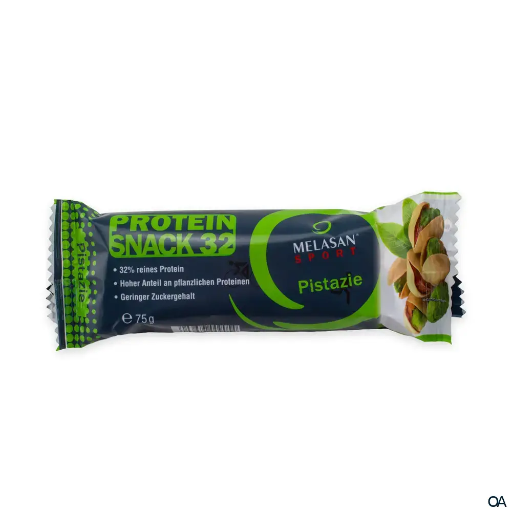 Melasan Sport PROTEIN SNACK 32 Pistazie Riegel 75 g Melasan Sport PROTEIN SNACK 32 Pistazie Riegel 75 g