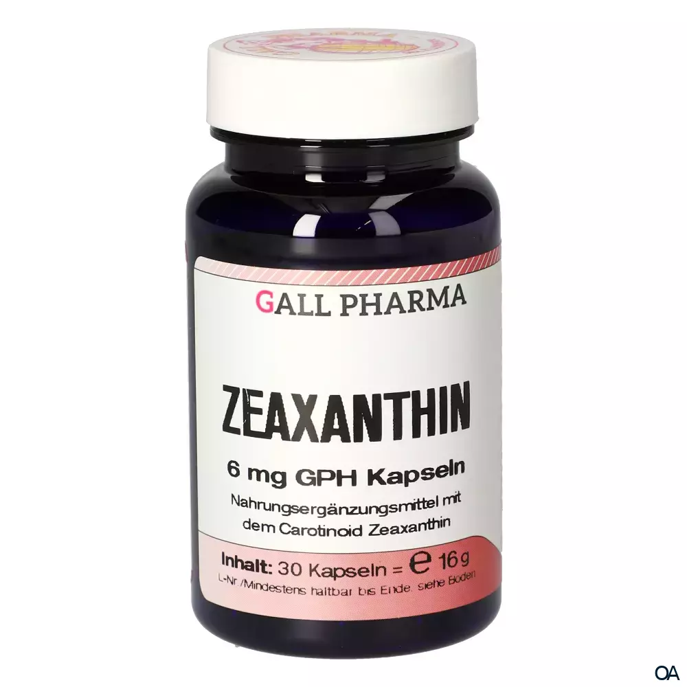 Gall Pharma Zeaxanthin 6 mg Kapseln