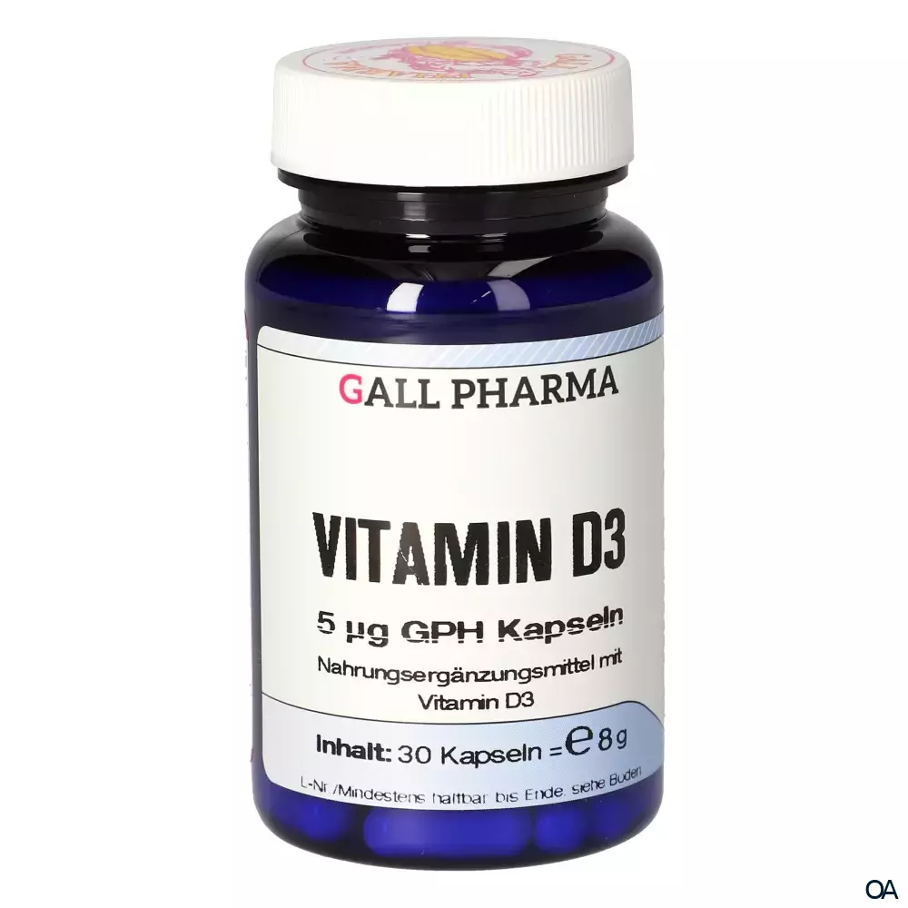 Gall Pharma Vitamin D3 5 µg Kapseln